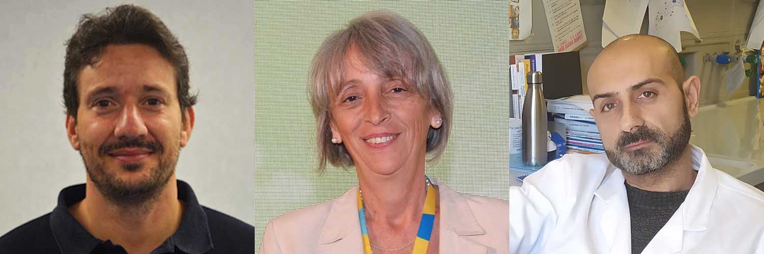 Nella foto da sinistra i ricercatori Salvatore Pernagallo, Cinzia Di Pietro e Marco Ragusa
