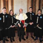 I rappresentanti degli studenti in seno al Senato accademico con il rettore