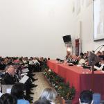 Un momento del discorso del dg Candeloro Bellantoni