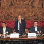 Da sinistra Salvo Pogliese, Francesco Basile, Rosario Castelli e Carlotta Costanzo