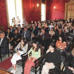 Il pubblico presente in aula magna del Palazzo centrale