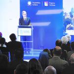 L'intervento del presidente della Regione Nello Musumeci (foto Alfio Russo)