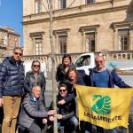 Gli organizzatori dell'iniziativa insieme con i familiari del prof. Lentini