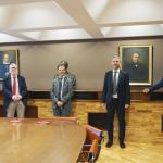 Nella foto da sinistra Corrado Tamburino, Massimo Inguscio, Francesco Priolo, Alessandro Padova e Pierfrancesco Veroux