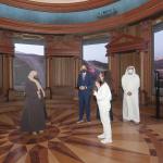 Fabiana Chillemi accompagna Ohood Bint Khalfan Al Roumi, Ministro di Stato per lo sviluppo e il futuro del governo negli Emirati Arabi Uniti