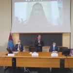 Un momento della cerimonia 