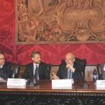 Il rettore Francesco Basile durante l'incontro