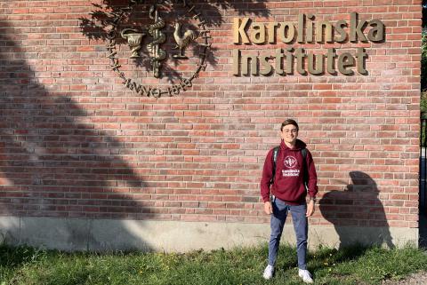 Daniele Scarcella al Karolinska Institutet di Stoccolma 