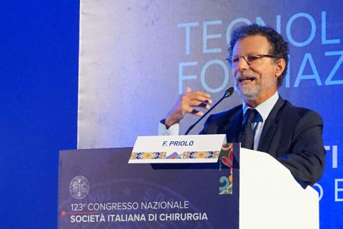 Il rettore Francesco Priolo