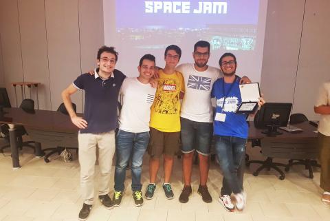 Il team "Space Jam" vincitore della competizione