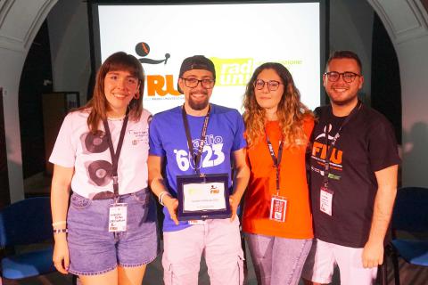 Nella foto da sinistra: Miriam Russo, Marco Fleba, Aurora Simionato, Simone Lemmo