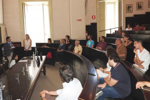 L'intervento del rettore Francesco Priolo