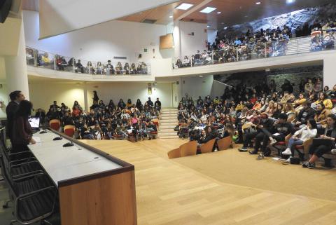 Un momento dell'inaugurazione degli Open Days al Disum