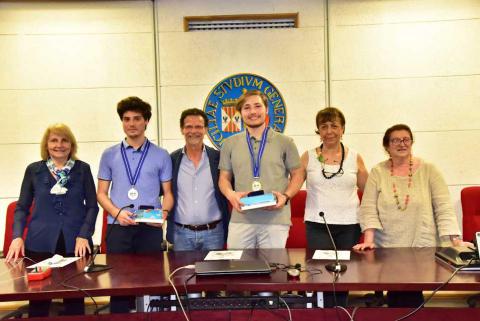 I premiati delle "Olimpiadi di Fisica"