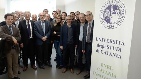 foto di gruppo Unict-Enel