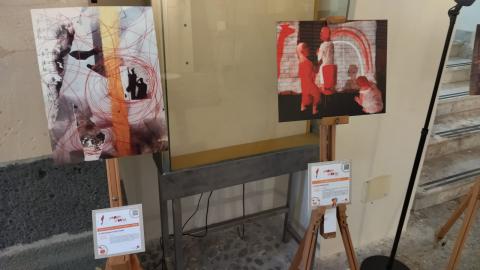 Alcune delle opere della mostra People in Mind