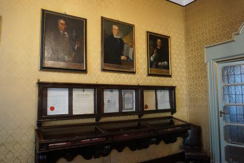 Una delle sale del Rettorato