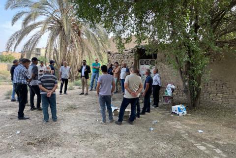 Il sito di Tell Muhammed a Baghdad dove saranno avviati gli scavi nel 2022