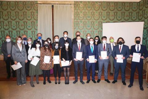 allievi, componenti della commissione e rappresentanti del Comune di Siracusa e dell’Università di Catania