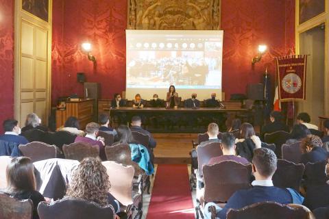 Un momento dell'incontro