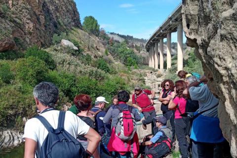 Un momento della visita guidata
