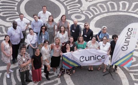 Alcuni rappresentanti dei partner di Eunice al meeting di Catania