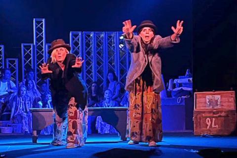 Scena Erasmus alcuni momenti dello spettacolo