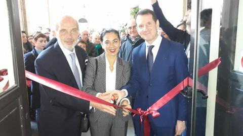 Il taglio del nastro 