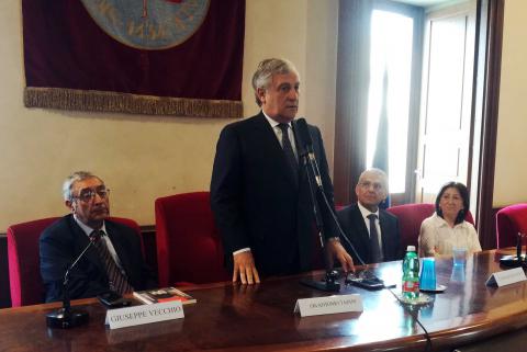 Il presidente del Parlamento Ue Antonio Tajani