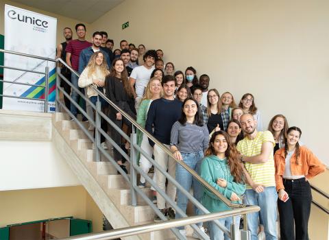 Gli studenti che partecipano al corso Eunice su Global Studies