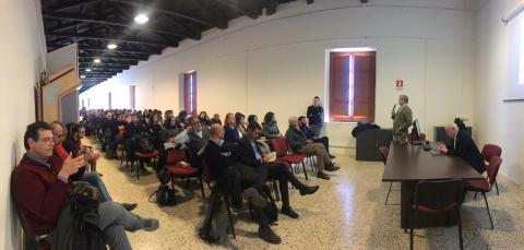 La conferenza del prof. Purini