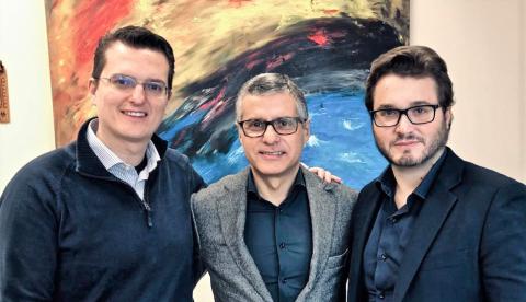 Nella foto da sinistra i docenti Biondi, Galvano e Grosso