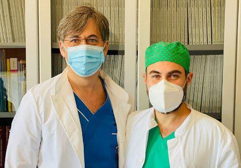 Il prof. Sebastiano Cimino e il dott. Raimondo Giardina