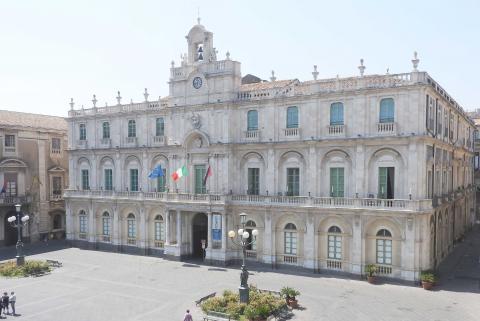 Il Palazzo centrale dell'Università di Catania