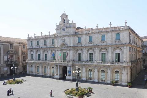 Il Palazzo centrale dell'Università di Catania