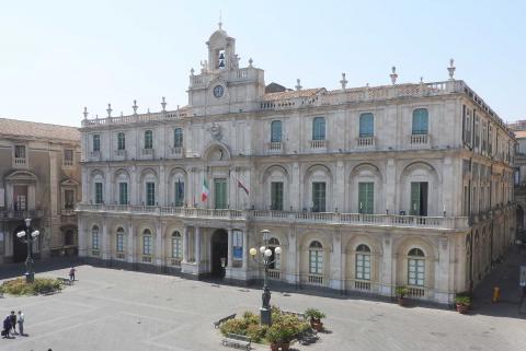 Il Palazzo centrale dell'Università di Catania
