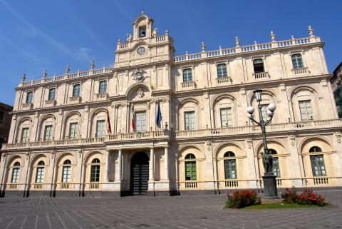 Il Palazzo centrale dell'Università di Catania