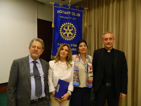 Da sinistra Adorno, Fichera, Medina Diaz e padre Cavalle
