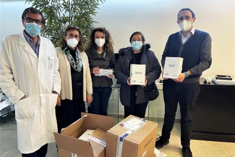 Un momento della consegna