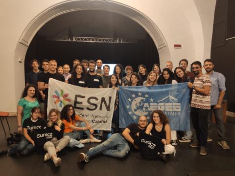 I partecipanti all'Erasmus Quiz Night