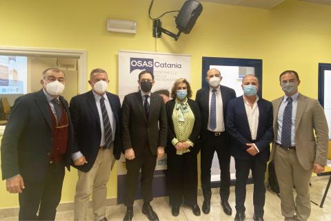 da sinistra Bianchi, La Mantia, Razza, Leonardi, Sirna, Arcidiacono e Missale