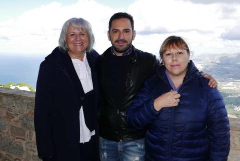 Nella foto da sinistra Margherita Ferrante, Pietro Zuccarello e Gea Oliveri Conti