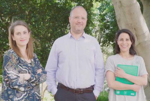 Da sinistra: Dott.ssa Noemi Bellassai, Prof. Giuseppe Spoto, Dott.ssa Roberta D’Agata