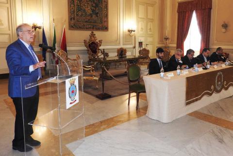 Il prof. Nunzio Crimi durante il suo intervento