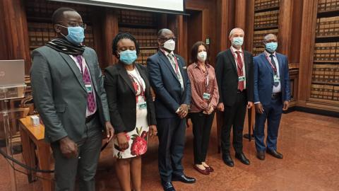 Un momento della cerimonia