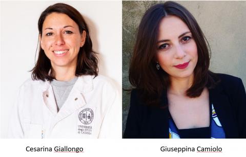 Le ricercatrici Giallongo e Camiolo