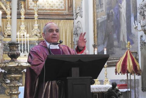 L'arcivescovo di Catania, mons. Salvatore Gristina