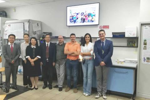 La delegazione dell’ateneo cinese al dipartimento di Agricoltura, Alimentazione e Ambiente