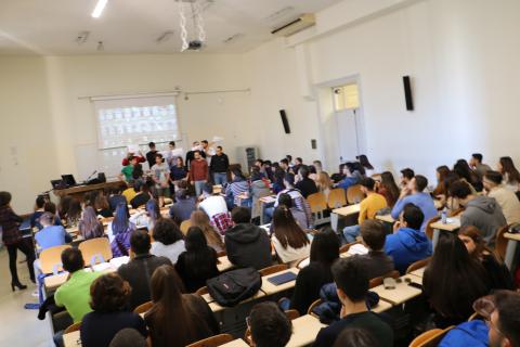 un momento della lezione