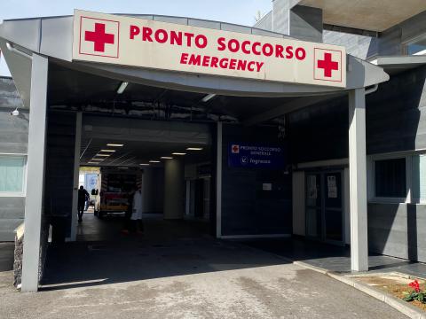 Policlinico, ingresso pronto soccorso